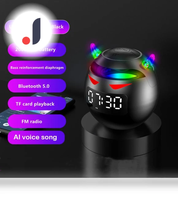 Portable Cute Little Devil AI Smart Bluetooth Speaker — Portable Sound Systems, PRISMA