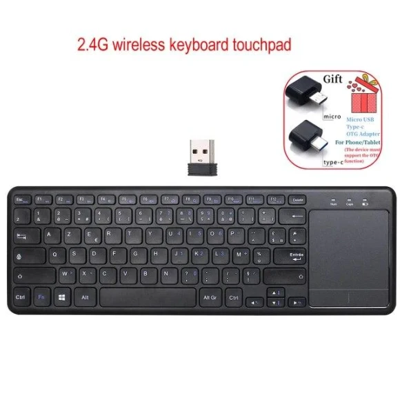 Portable Wireless Keyboard with Touch Panel — Keyboards, HZ-C