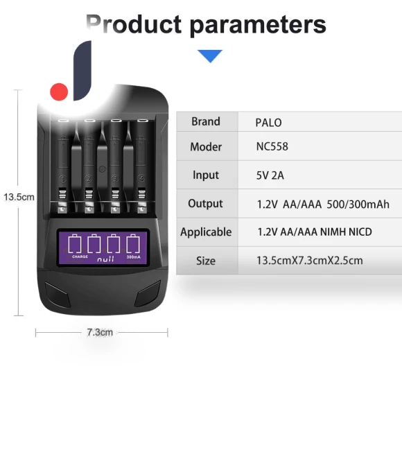 Smart Battery Charger for AA/AAA — Chargers, PALO