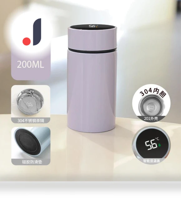 Smart Thermos Water Bottle with Temperature Display — Hydration Essentials, Yiran bag