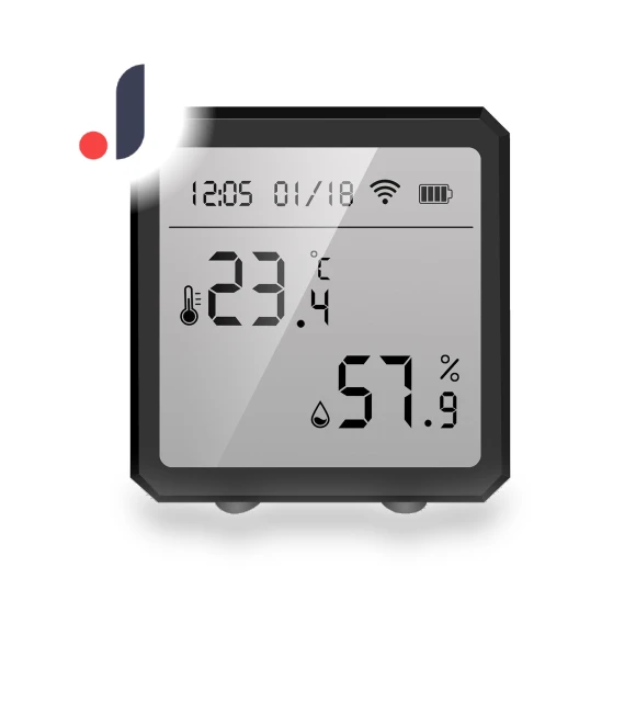 Smart Wi-Fi Temperature and Humidity Sensor — Home Climate Control, TOMTOP JMS