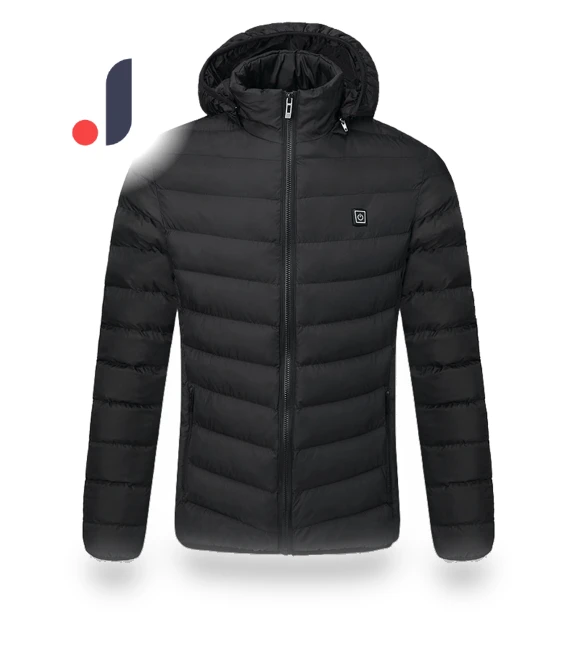 Winter Men's Smart USB-Padded Cotton Jacket with Electric Heating — Insulated, BeautifulJoy