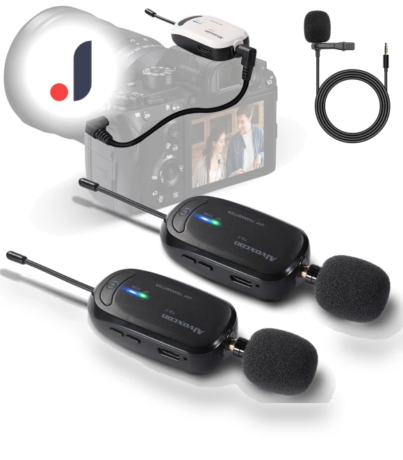 Wireless Camera Microphone Set — Camcorder Accessories, HAYAO
