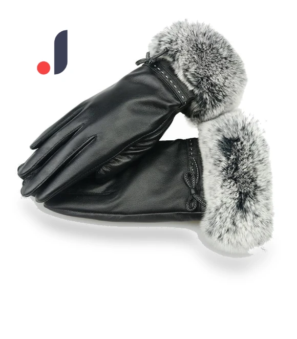 Women's Leather Gloves with Touchscreen — Arm Warmers, ZF Be