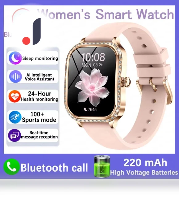 Women's Smart Watch with Heart Rate and Blood Pressure Monitor — Smartwatches, PRISMA