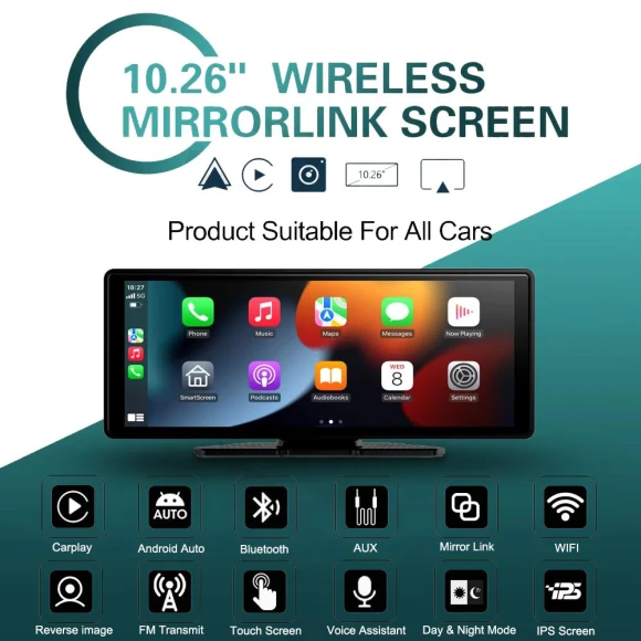 10.26-Inch Touchscreen Car Display — Car Installation Essentials, Yousui Auto parts