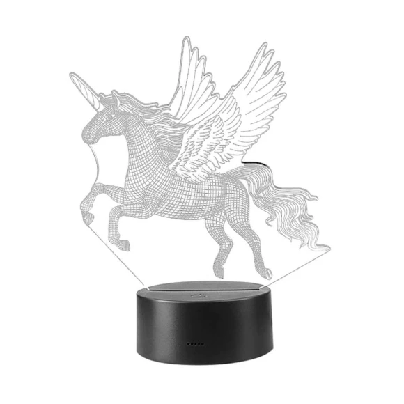 3D Illusion LED Lamp — Creative Lighting Solutions, Kitchen Home