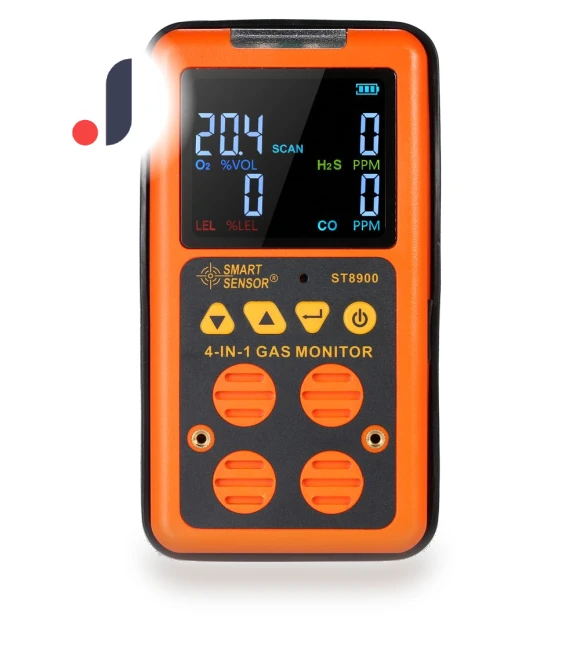 4-in-1 Gas Detector — Gas & CO Detectors, Kkmoon