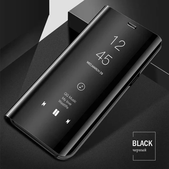 Luxury Smart Mirror Flip Case — Screen Protectors, hengbo-Cases