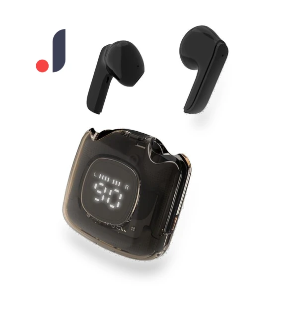 Magnetic Bluetooth Earbuds with Digital Display — In-Ear Headphones, Junmaocun