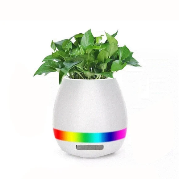Musical Speaker in Flower Pot — Portable Audio, Cosy Homes