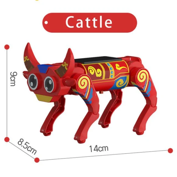Quadruped Bionic Smart Robot Toy — Solar Power, Fangokv