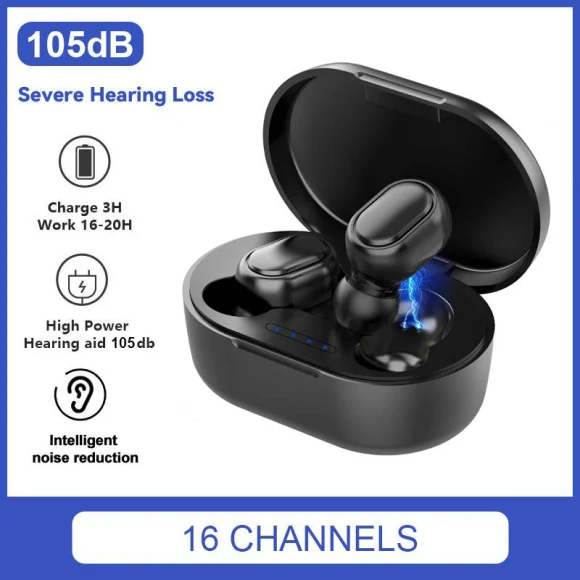 Rechargeable Hearing Aid — Hearing Amplifiers, Laiwen