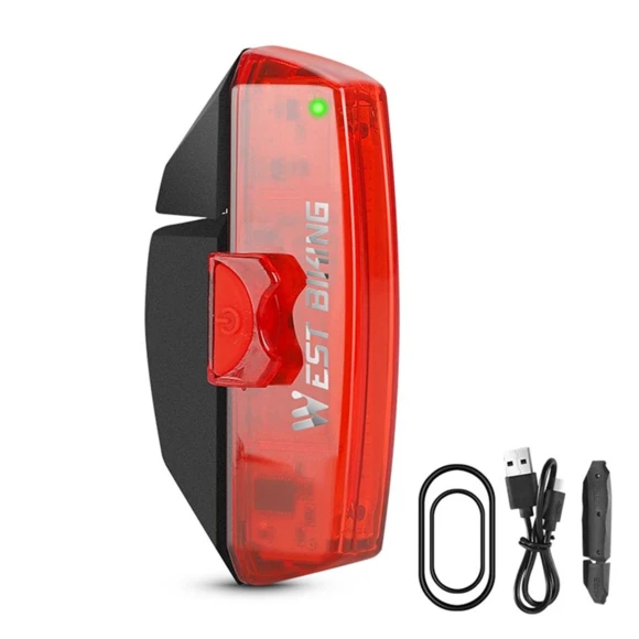 Rechargeable LED Bike Tail Light — Bike Headlights, TOMTOP JMS