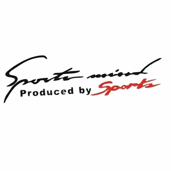 Reflective Sports Smart Letters — Car Stickers & Decals, Car Yours Baby