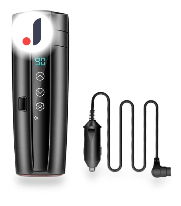Smart Temperature Display Car Heating Cup — Beverage Warmers, Lifeone