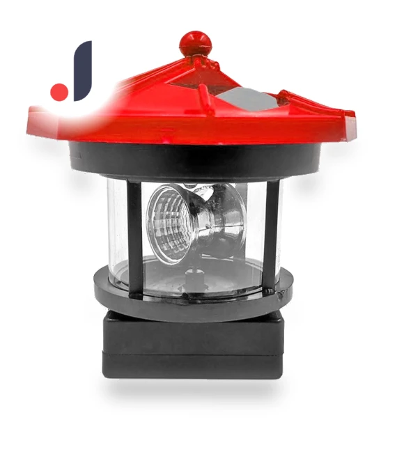 Solar LED Beacon Light — Garden Illumination, Warm home textiles