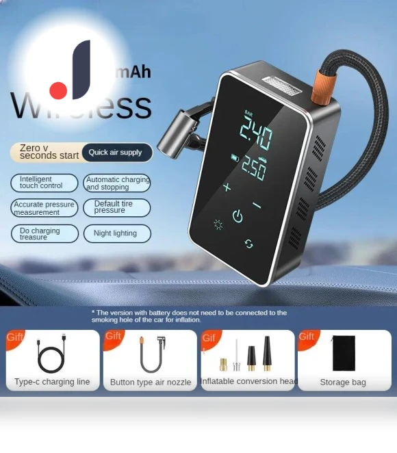 Wireless Air Pump 150psi with Touch Screen — Tire Inflation Solutions, Carsun
