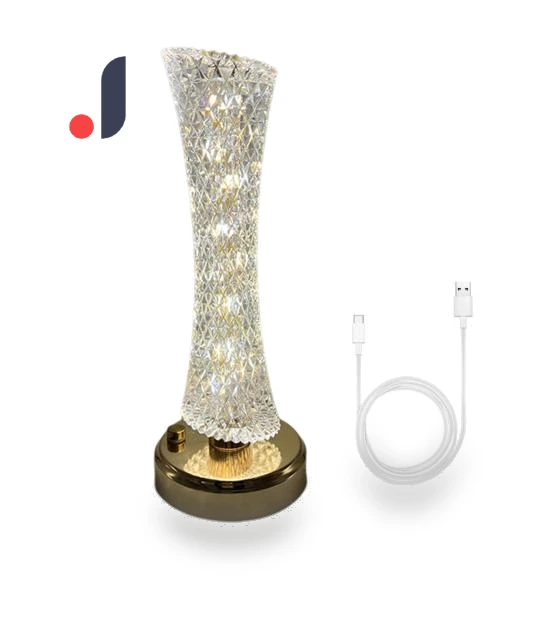Wireless Artificial Crystal Lamp — Overhead Lighting, Worry free storage