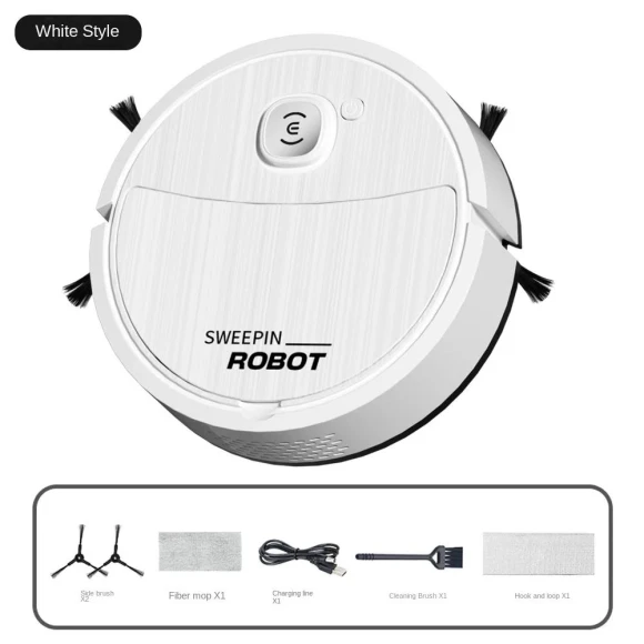3-in-1 Robot Vacuum Cleaner — Smart Cleaning Robots, happy8