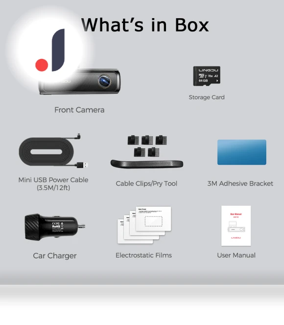 4K Car Dash Cam — Dashboard Cameras, LNDU