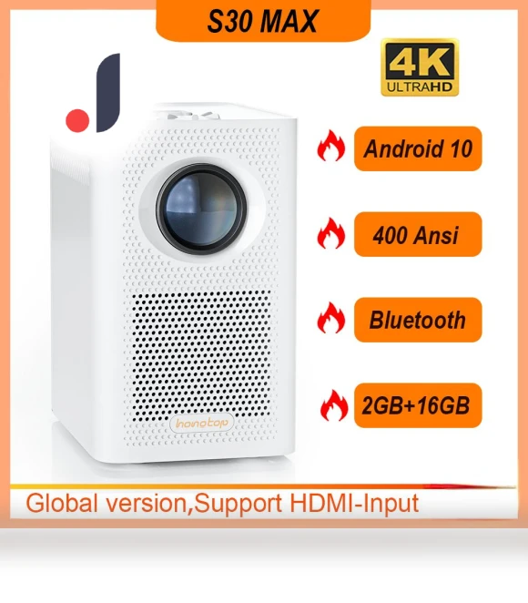 Android 4K WIFI Portable Smart Home Theater Projector — Home Theater Projectors, ZHUOYUE168