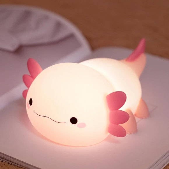 Cute Axolotl Night Light — Night Lights