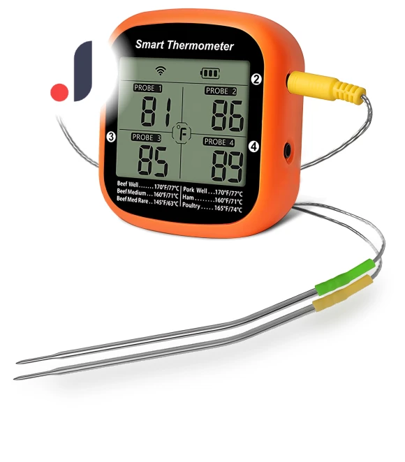 Digital Wireless Meat Thermometer — Instant-Read, GoolRC