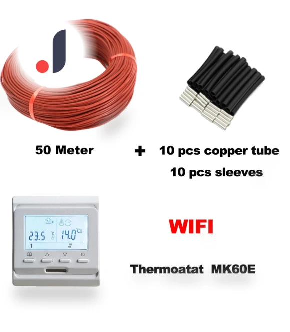 Heating Cable and Smart Thermostat Set — Smart Climate Control, Minco Electronics