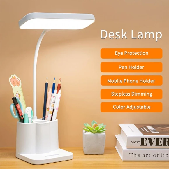 LED Desk Lamp with 3 Brightness Levels — Study & Desk Lighting, Binchi Lighting Appliances