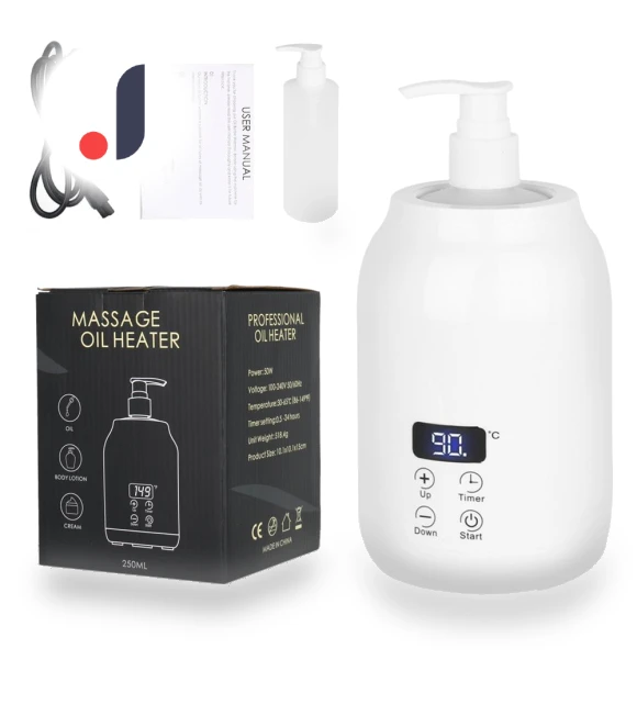 Massage Oil Warmer with Dual Bottle Dispenser — Towel Warmers, GLOMEVE