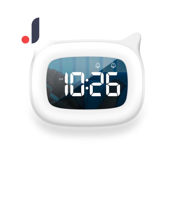 Rechargeable Digital Alarm Clock with Night Light — Alarms & Clocks, Happypilot