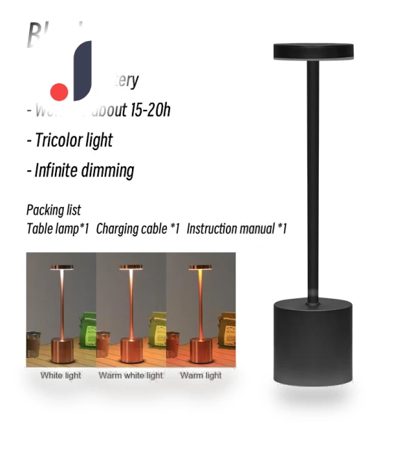Rechargeable Touch LED Desk Lamp — Study & Desk Lighting, YWZT Decorative lights