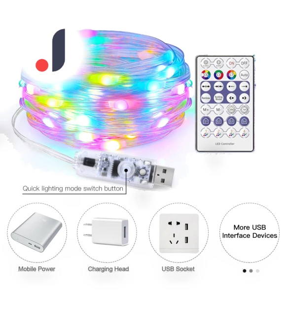 Smart LED Fairy String Lights — String Lights, Lanzhong Home Decoration