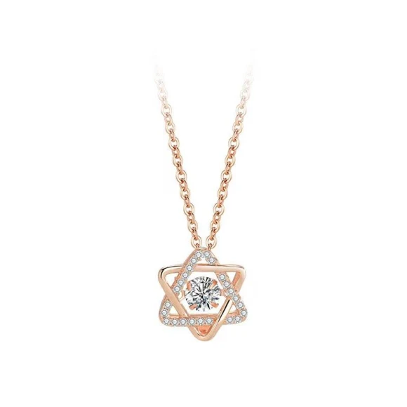 Smart Necklace with Six-Pointed Star — Smart Jewelry, Lucky Star Jewelry