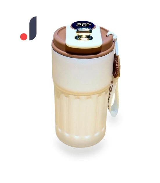 Smart Vacuum Coffee Mug with Temperature Display — Beverage Warmers, Kitchen artifact