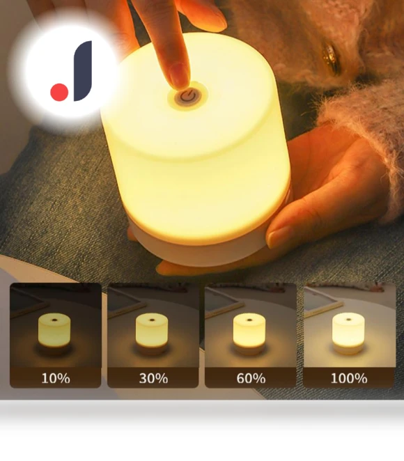 Touch Bedside Lamp — Night Lights, Cosy Homes