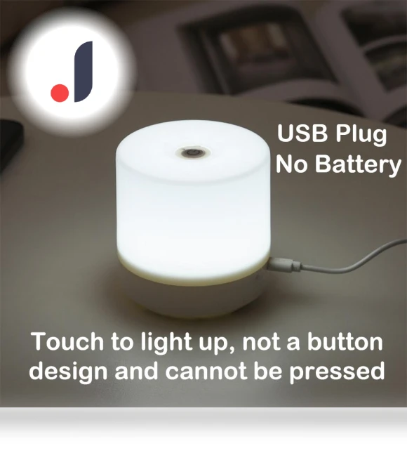 Touch Dimming USB Bedside Lamp — Desk & Table Lighting, Binchi Lighting Appliances