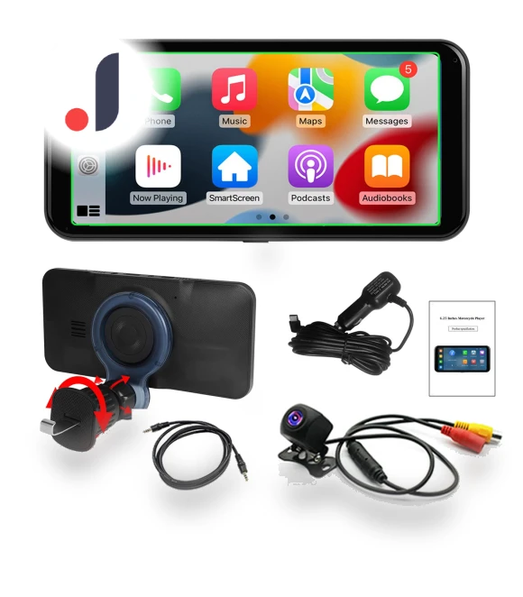 6.25-inch Wireless CarPlay Android Auto Multimedia Video Player — Stereo Receivers, JOHO - CarGear