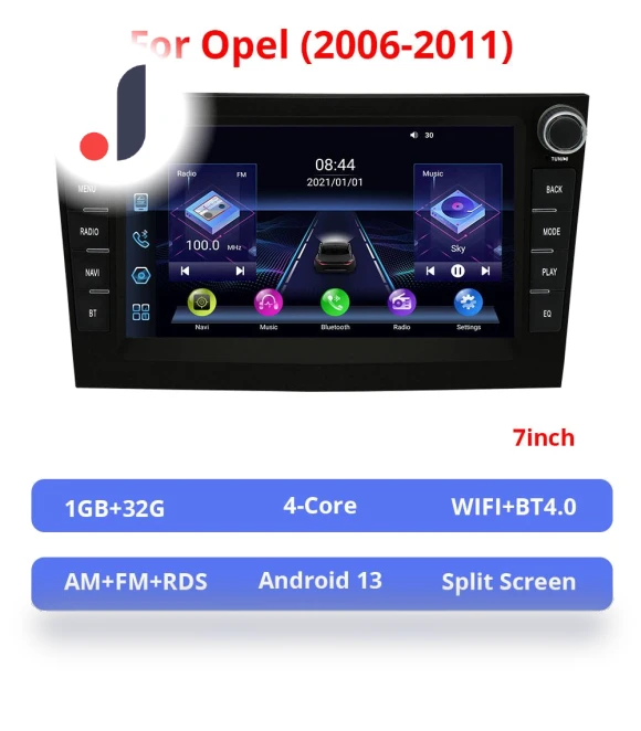 7-inch Android 13 Car Stereo — Stereo Receivers, NAVIGUIDE Car Life