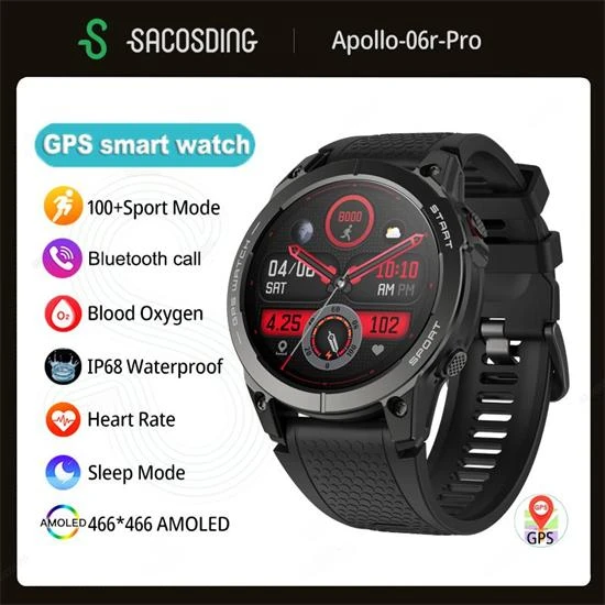 Apollo-06r Pro GPS Smartwatch — Smartwatches, SACOSDING