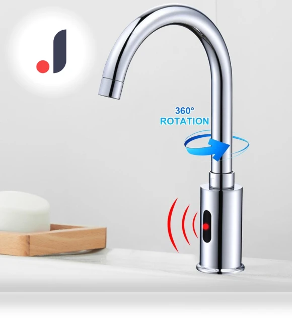Automatic Infrared Touchless Sink Faucet — Smart-Touch Kitchen Faucets, TOP-HOME MALL