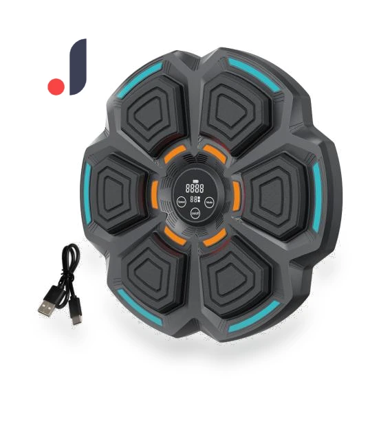 Bluetooth-Compatible Electronic Punching Target — Training Focus Mitts, Happiness First