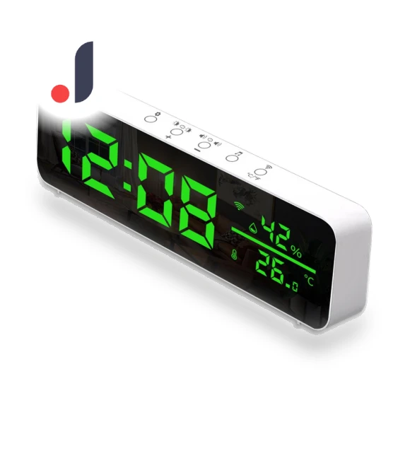 Digital WiFi Clock with Temperature and Humidity Sensor — Alarms & Clocks, Tooarts