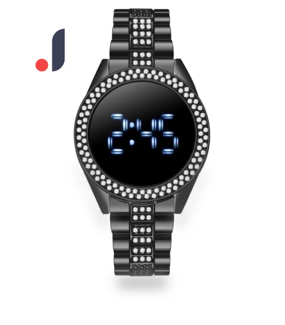 Fashionable Women's Watch with Touch Screen and LED Backlight — Women's Wrist Watches, Warm clothes family