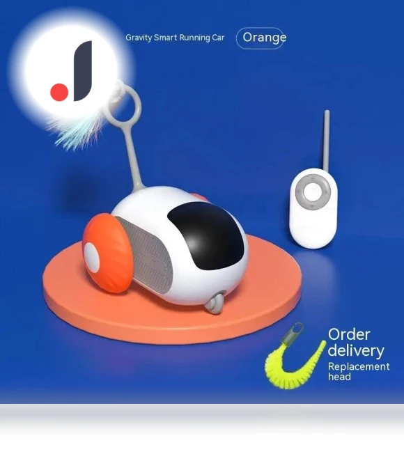 Interactive Smart Toy Car for Pets — Interactive Animal Companions, Young Time