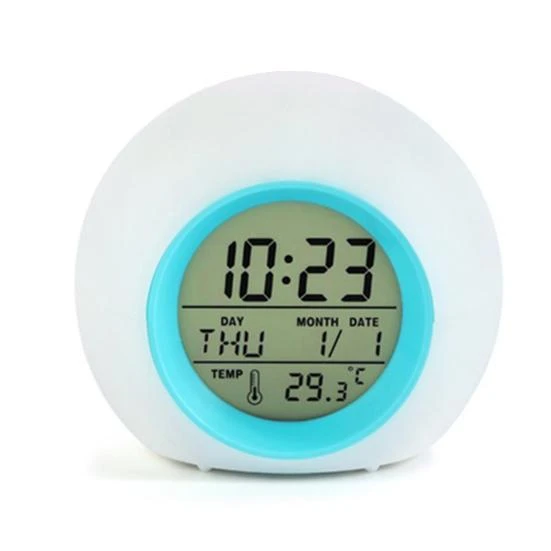 Kids Alarm Clock with 7-Color Changing Night Light — Clocks, Cherish Clock