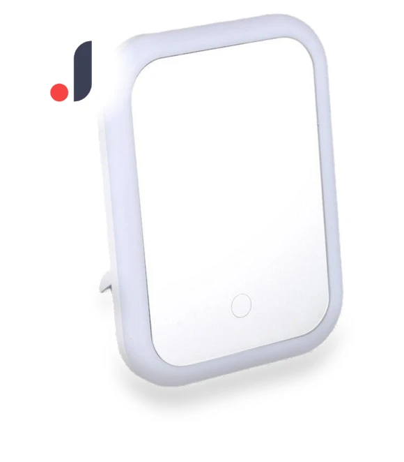 LED Makeup Mirror with Touch Screen — Compact & Travel, Makeup Kits