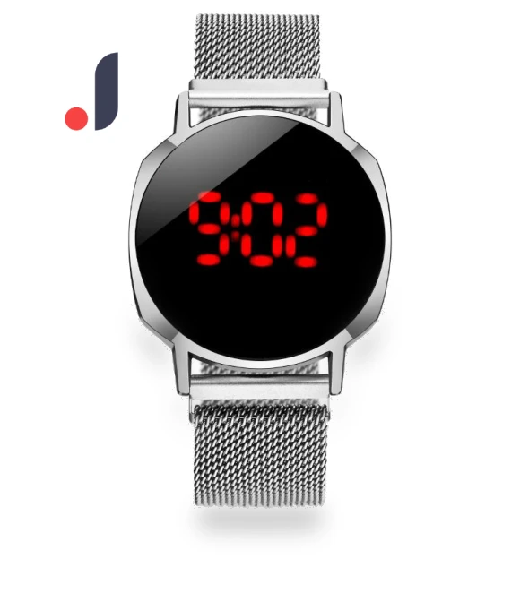 LED Touch Men's Watch with Lazy Magnet and Woven Strap — Timepieces, Warm clothes family
