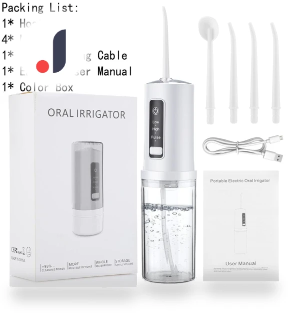 Portable Smart Electric Oral Irrigator — Power Flossers, Light makeup